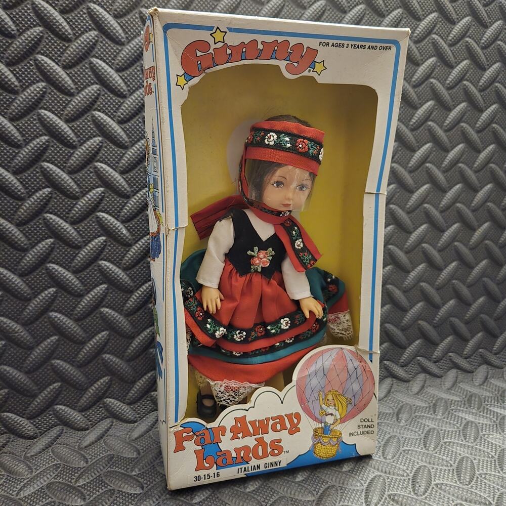 Vintage Ginny Far Away Lands Italian Doll 8” Vogue Dolls In Box